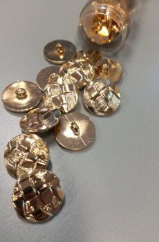 01-199 Arany színű műanyag gomb