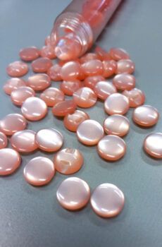 01-295 Világos narancs gomb