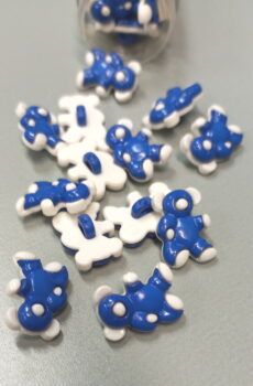 01-172 Kék maci gomb