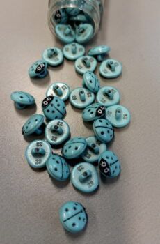 01-182 Türkiz katica gomb