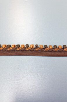 31-080-25 Barna díszítő szalag 1,5cm széles