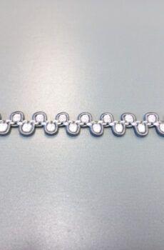 31-080-31 Szürke díszítő szalag 1,5cm széles