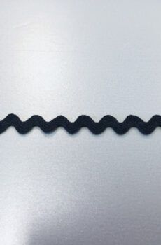 31-080-47 Fekete színű díszítő szalag 1cm széles