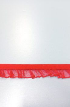 31-080-54 Piros színű díszítő gumiszalag 2cm széles