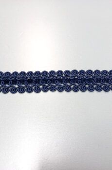 31-080-71 Sötétkék díszítő szalag 3cm széles