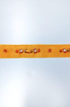 31-080-81 Narancssárga díszítő szalag 2,5cm széles