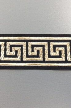 31-080-12 Fekete-arany szalag 3,3 cm széles