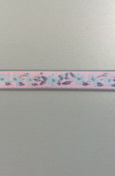 31-080-19 Rózsaszín mintás szalag 1,2 cm széles