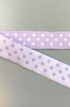 31-080-3 Lila pöttyös szalag 2 cm széles