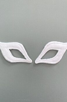 06-431 Steppelt szatén levél fehér (darabra)