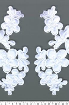 06-489 Steppelt szatén fehér páros csipke