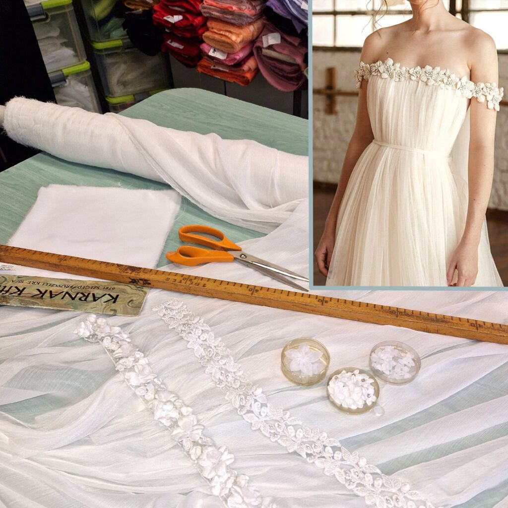 anyagot keresünk esküvői ruhához