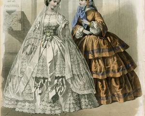 Esküvői divat 1840es évek
